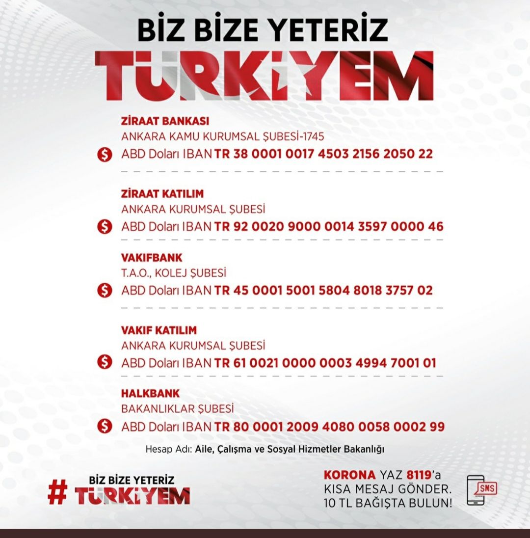 BİZ BİZE YETERİZ TÜRKİYEM, MİLLİ DAYANIŞMA KAMPANYASI