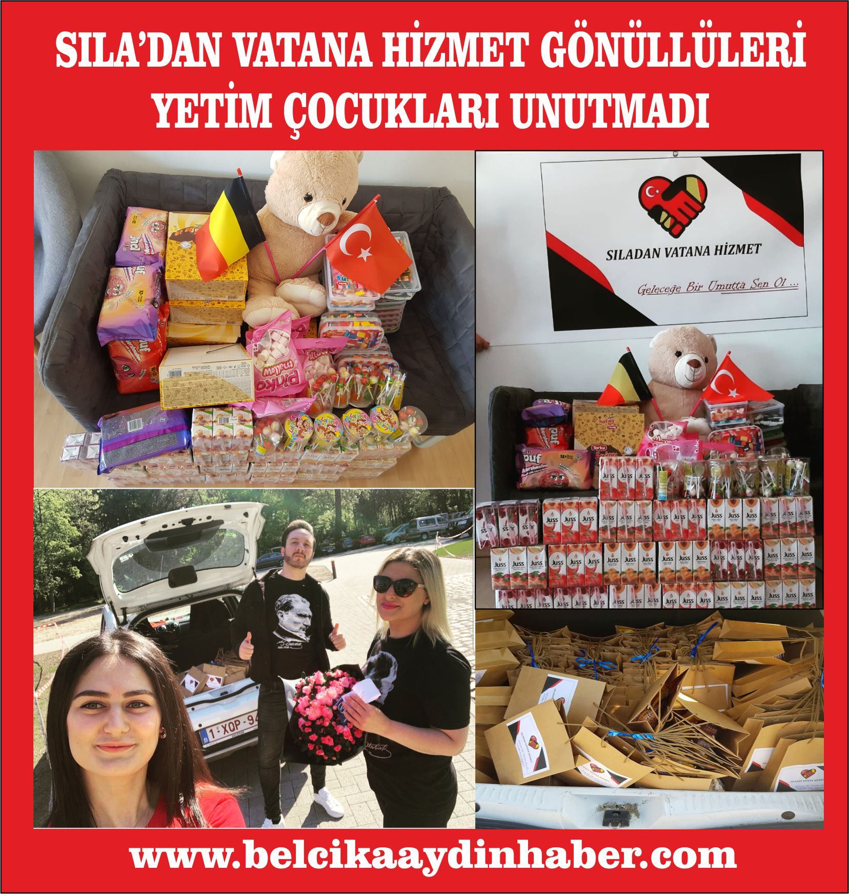 SILA’DAN VATANA HİZMET GÖNÜLLÜLERİ YETİM ÇOCUKLARI UNUTMADI