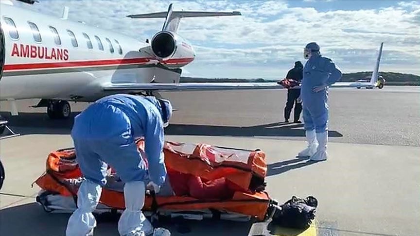 Güzel bir haber: İsveç'teki Türk hasta ambulans uçakla Türkiye'ye getiriliyor