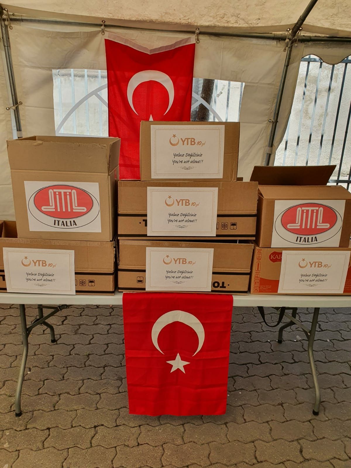 YTBâ€™den İtalyaâ€™da İyilik Kervanı Projesine Destek