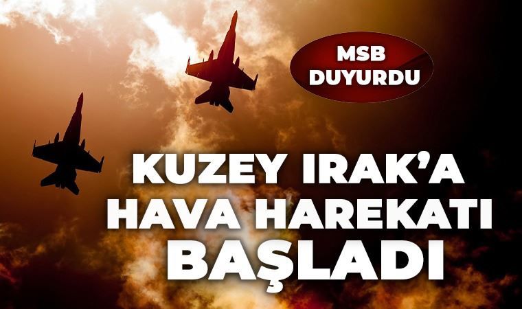 Milli Savunma Bakanlığı: Pençe-Kartal Operasyonu başladı