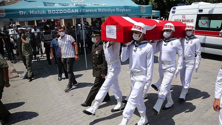 Şehitlerimizi uğurladık