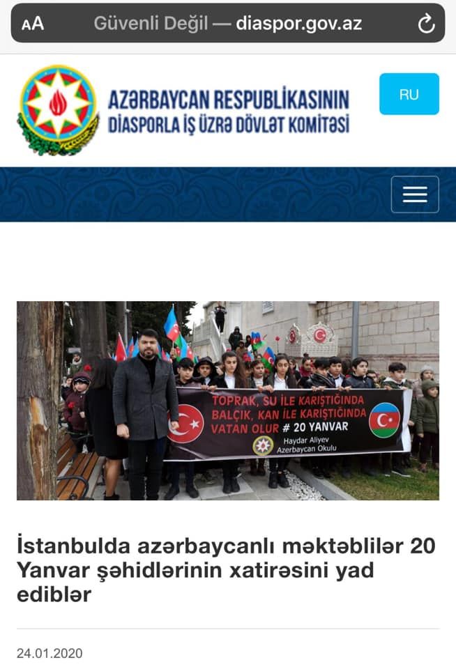 'HAYDAR ALİYEV AZERBAYCAN OKULU' MÜDÜRÜ MUHAMMET KARASU : “TÜRKİYE'DE AZERBAYCANLI ÖĞRENCİLERİ EĞİTMEKTEN GURUR DUYUYORUZâ€