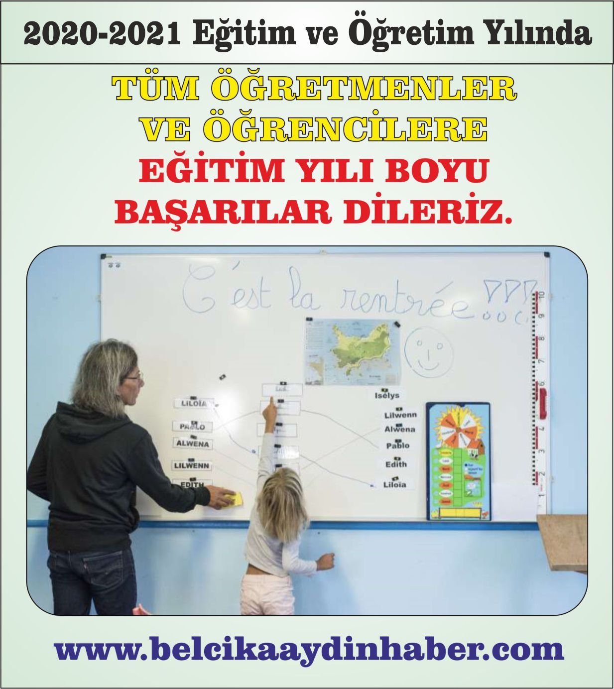 BELÇİKAâ€™DA 2020-2021 EĞİTİM VE ÖĞRETİM BUGÜN BAŞLIYOR