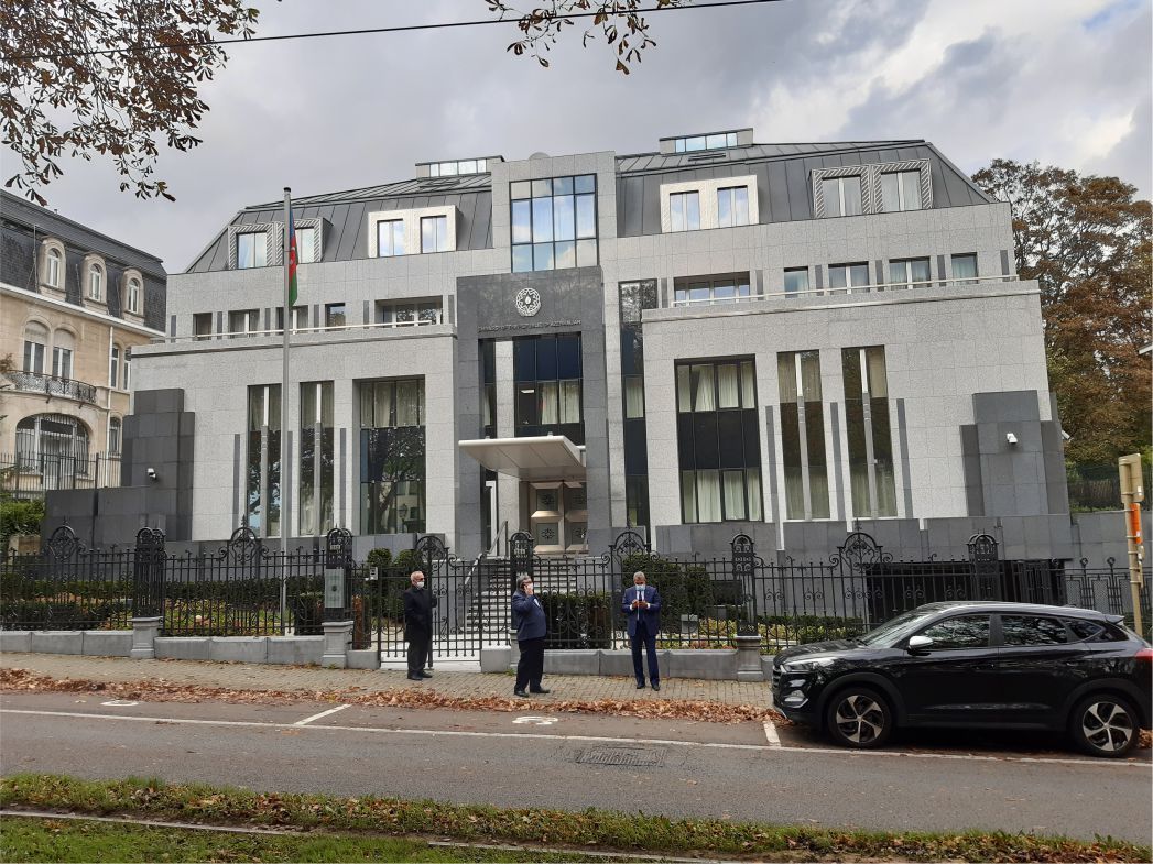 BELÇİKA TÜRK STKâ€™LARDAN AZERBAYCAN BÜYÜKELÇİLİĞİâ€™NE DESTEK ZİYARETİ