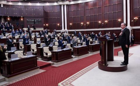 TBMM Başkanı Şentop: Kafkasya'daki çözümsüzlük Ermenistan'ın işgali sürdükçe devam edecektir
