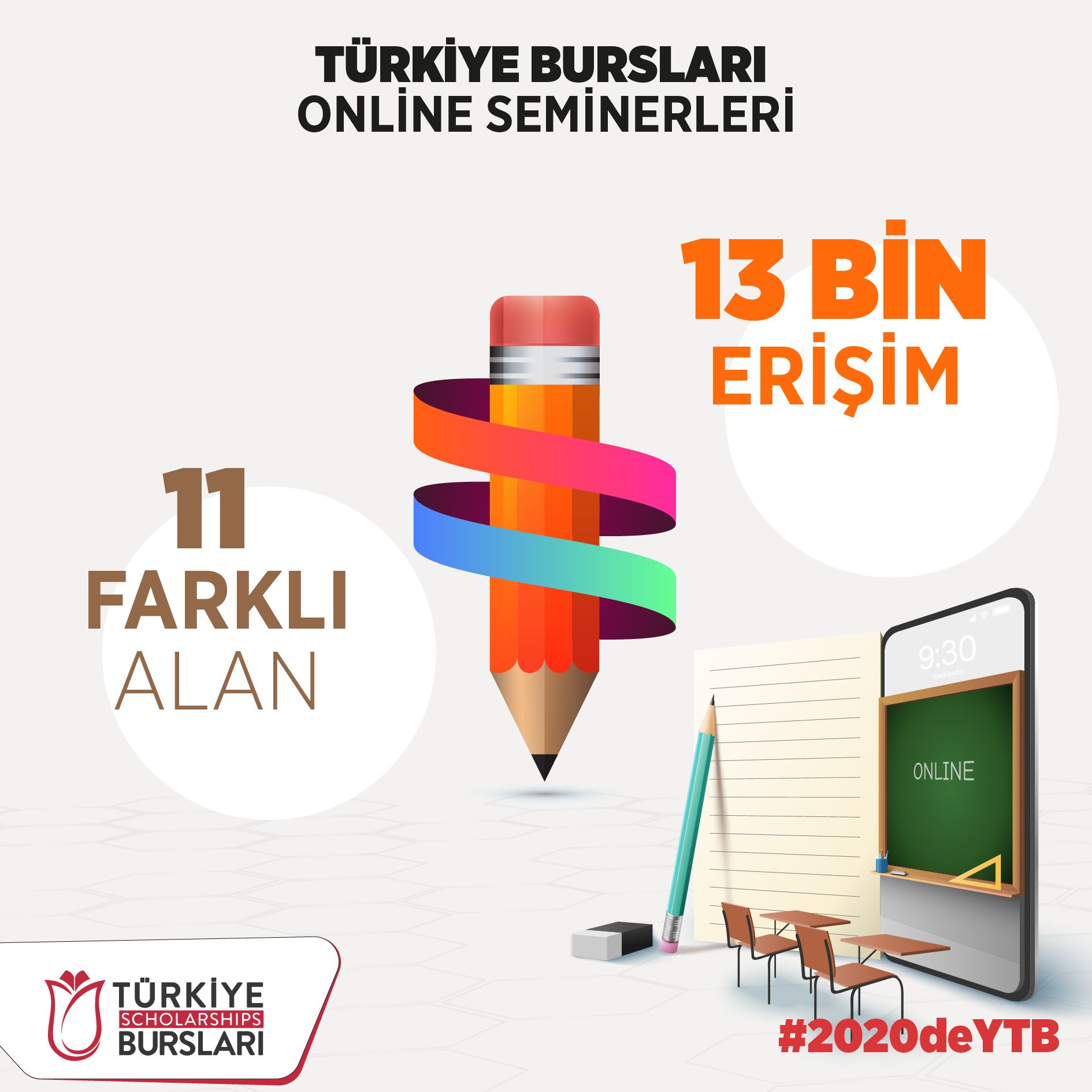 YTB 2020 YILINDA TÜRKİYE MEZUNLARI VE ULUSLARARASI ÖĞRENCİLERE ONLİNE EĞİTİMLER VEREREK MALİ DESTEKLER SAĞLADI 