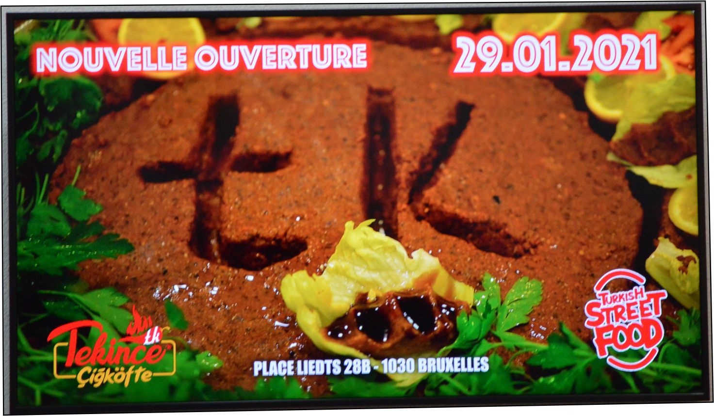 TEKİNCE ÇİĞ KÖFTE FARKLI LEZZETİYLE HİZMETE GİRDİ