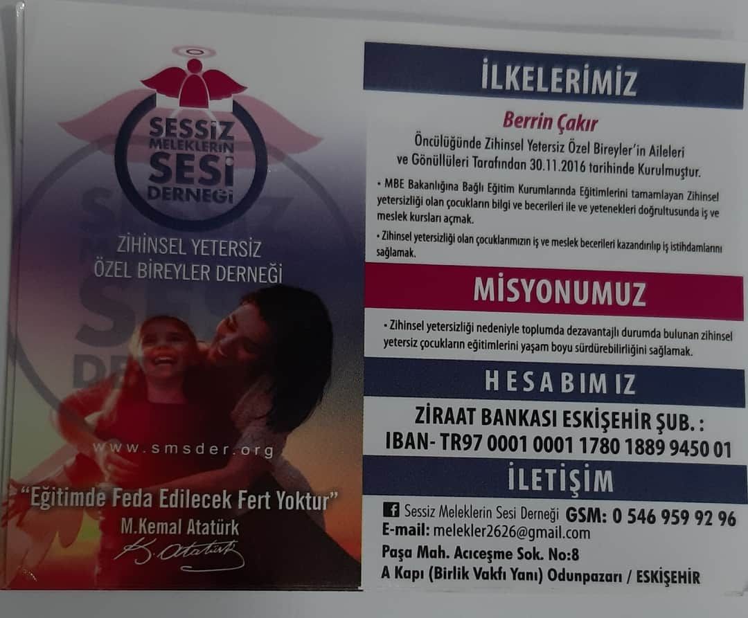 ~~â€˜SESSİZ MELEKLERİN SESİ DERNEĞİâ€™ YARDIM DESTEKLERİNİZİ BEKLİYORâ€™