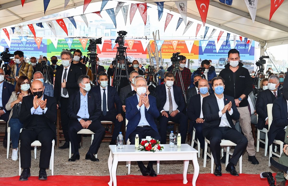 ~CHP Genel Başkanı Kılıçdaroğlu, Çiğli Tramvayı Temel Atma Töreni'nde konuştu: