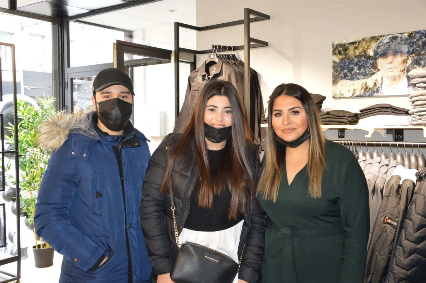 'HUSS ERKEK GİYİM MAĞAZASI' DUALARLA AÇILDI