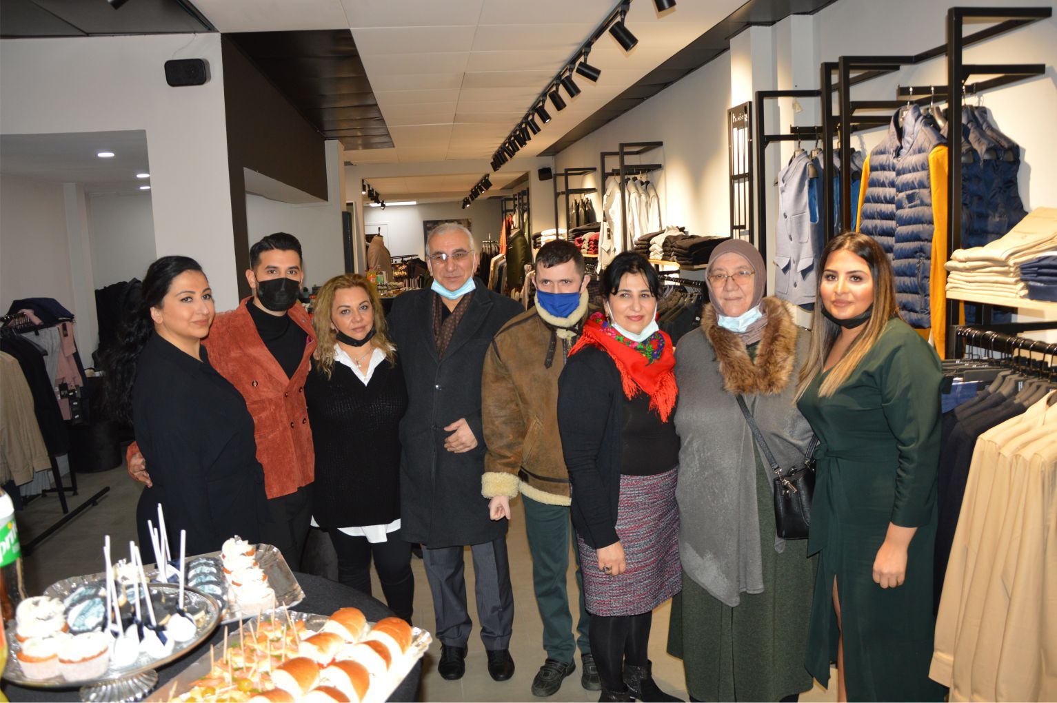 'HUSS ERKEK GİYİM MAĞAZASI' DUALARLA AÇILDI