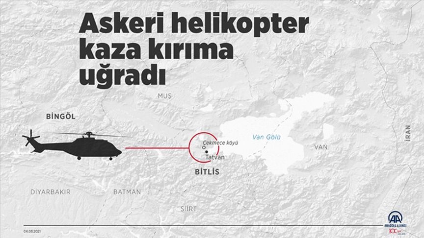 Bingöl'den kalkan askeri helikopter kaza kırıma uğradı: 11 şehit Türkiye şehitlerini uğurluyor