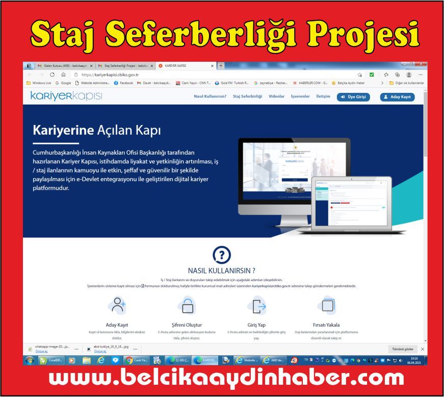 Staj Seferberliği Projesi