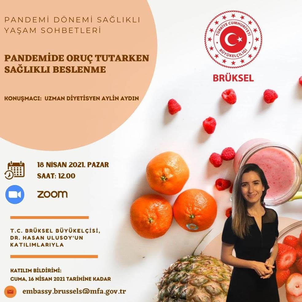 â€˜Pandemide oruç tutarken sağlıklı beslenmeâ€™ Facebook Canlı YayınI