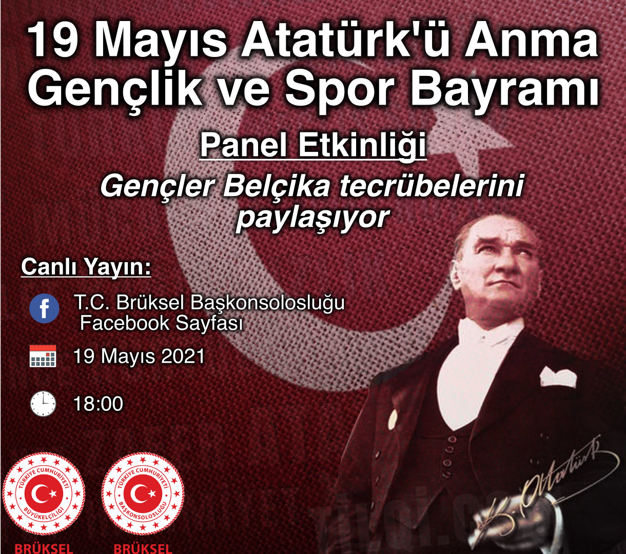 19 Mayıs'ta Gençler â€œBelçika Tecrübelerini Paylaşıyorâ€