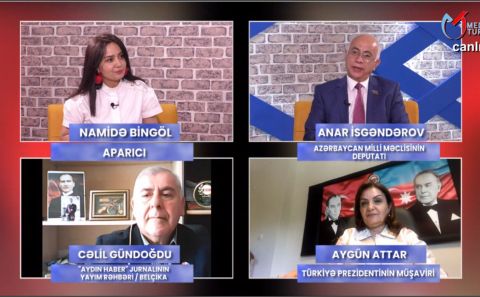 AZERBAYCAN 'MEDİA TURK' TELEVİZYONUNDA 'YAŞAT MARAFONU' KAMPANYASI HAKKINDA KONUŞTUK