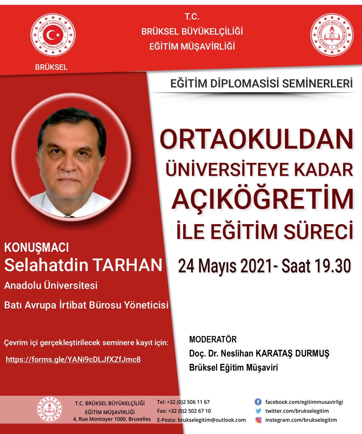 Eğitim Semineri Katılım Formu