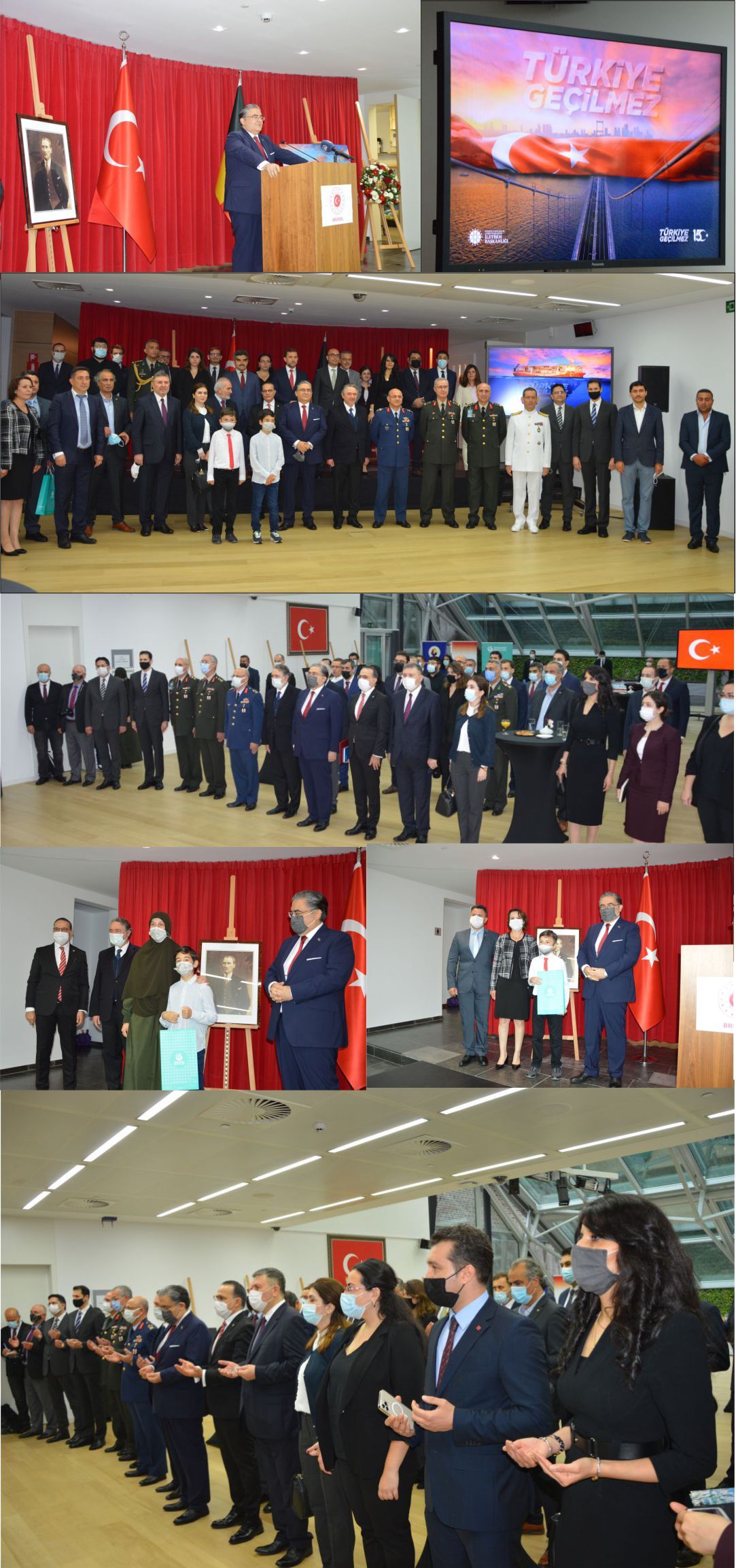 T.C. Brüksel Büyükelçiliği '15 Temmuz Demokrasi ve Milli Birlik Günü' Nedeniyle Anma Programı' düzenledi