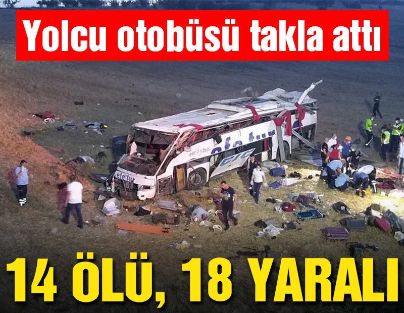 Yolcu otobüsü devrildi: Çok sayıda ölü ve yaralı var