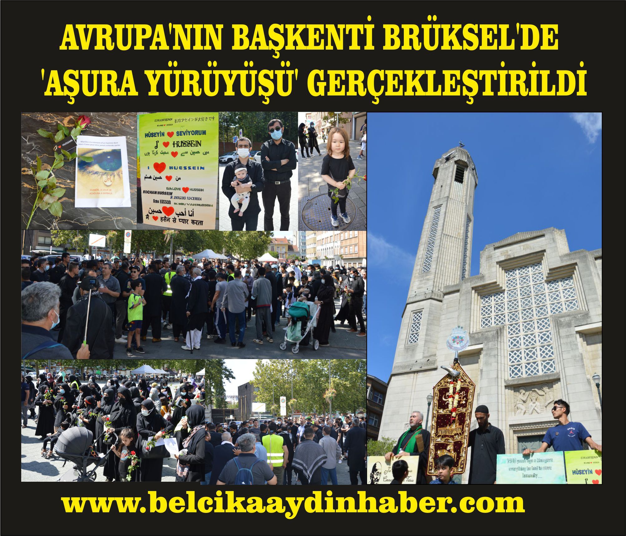 ~~AVRUPA’NIN BAŞKENTİ BRÜKSEL’DE ‘AŞURA YÜRÜYÜŞÜ’ GERÇEKLEŞTİRİLDİ