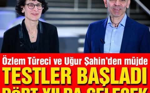 Özlem Türeci ve Uğur Şahinâ€™den aşı müjdesi