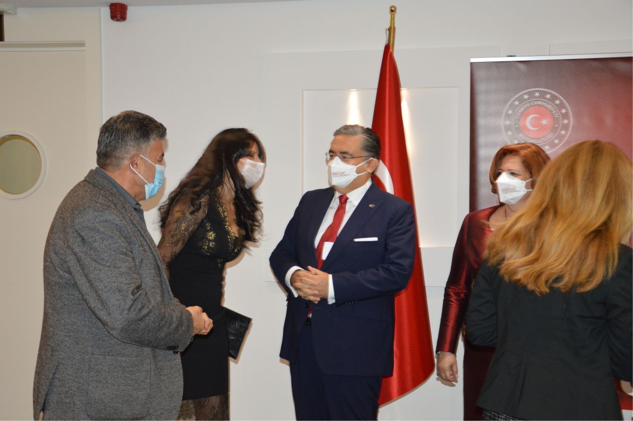 AVRUPA'NIN BAŞKENTİ BRÜKSEL'DEKİ CUMHURİYET RESEPSİYONU'NDA COŞKU VARDI