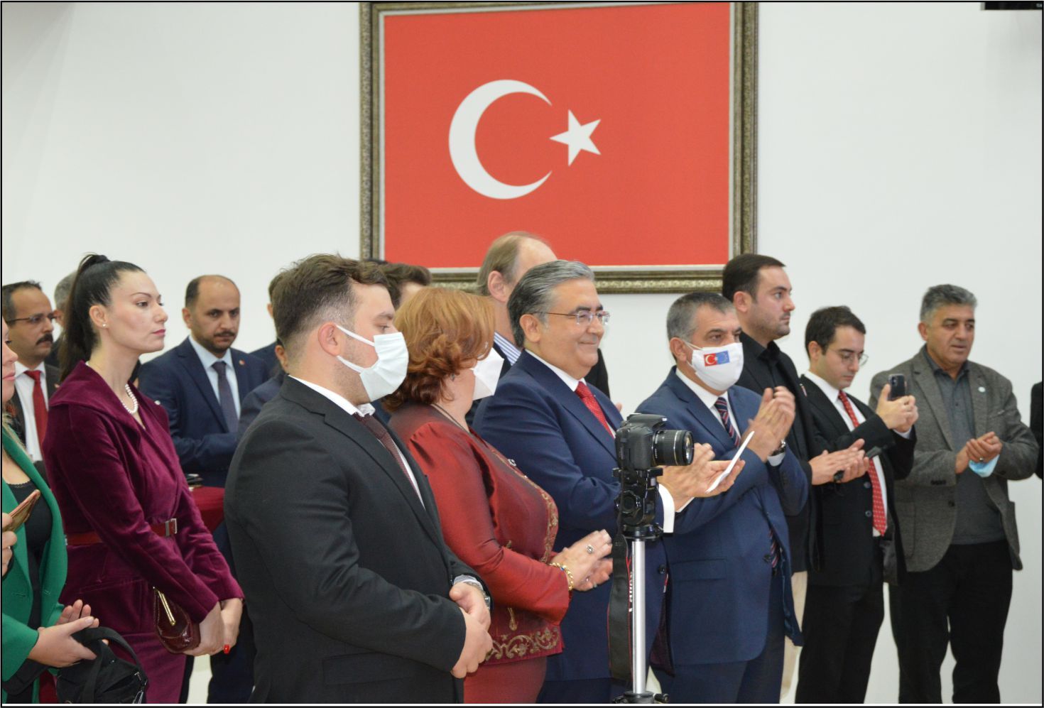 AVRUPA'NIN BAŞKENTİ BRÜKSEL'DEKİ CUMHURİYET RESEPSİYONU'NDA COŞKU VARDI
