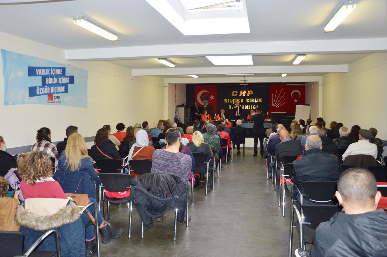 CHP BELÇİKA BİRLİĞİ CUMHURİYET BAYRAMINI VEKİLLERLE BİRLİKTE KUTLADI