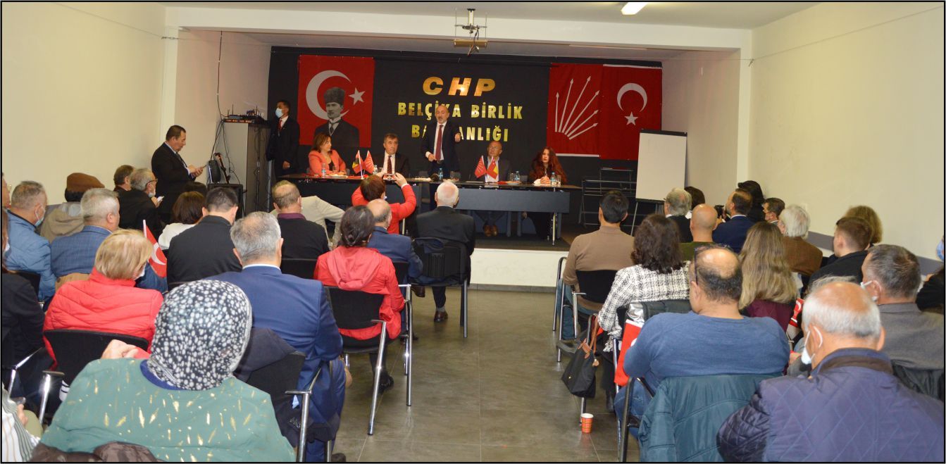 CHP BELÇİKA BİRLİĞİ CUMHURİYET BAYRAMINI VEKİLLERLE BİRLİKTE KUTLADI