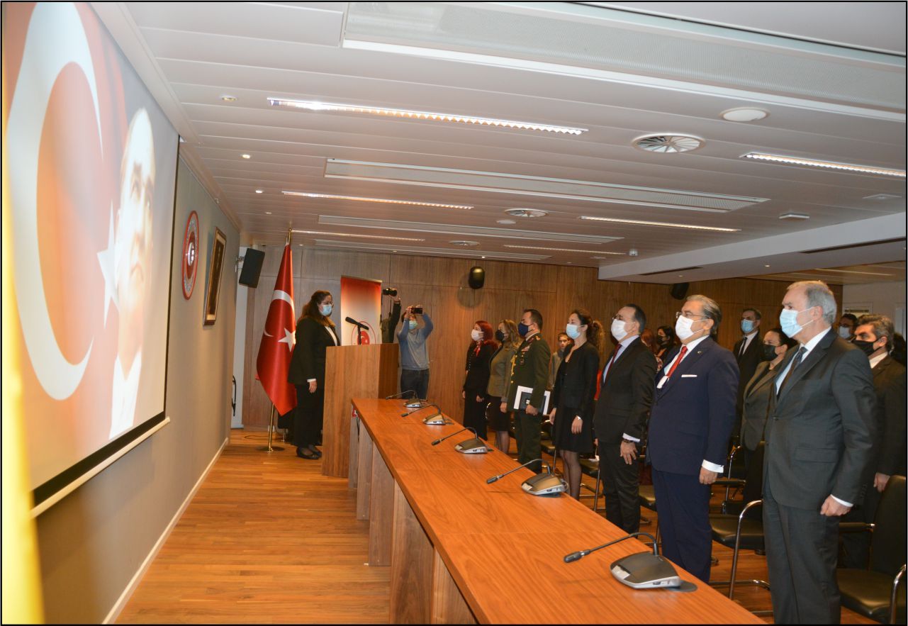 CUMHURİYETİMİZİN KURUCUSU ATATÜRK BRÜKSEL BÜYÜKELÇİLİĞİNDE DÜZENLENEN TÖRENLE ANILDI