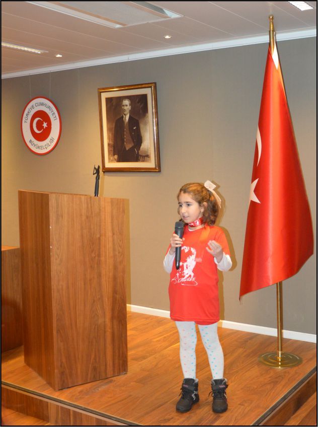 CUMHURİYETİMİZİN KURUCUSU ATATÜRK BRÜKSEL BÜYÜKELÇİLİĞİNDE DÜZENLENEN TÖRENLE ANILDI