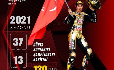Milli motosikletçi Toprak Razgatlıoğlu, dünya şampiyonu oldu