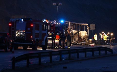 Bulgaristanâ€™da trafik kazasında 46 kişi yanarak öldü /Başın sağolsun Komşu...