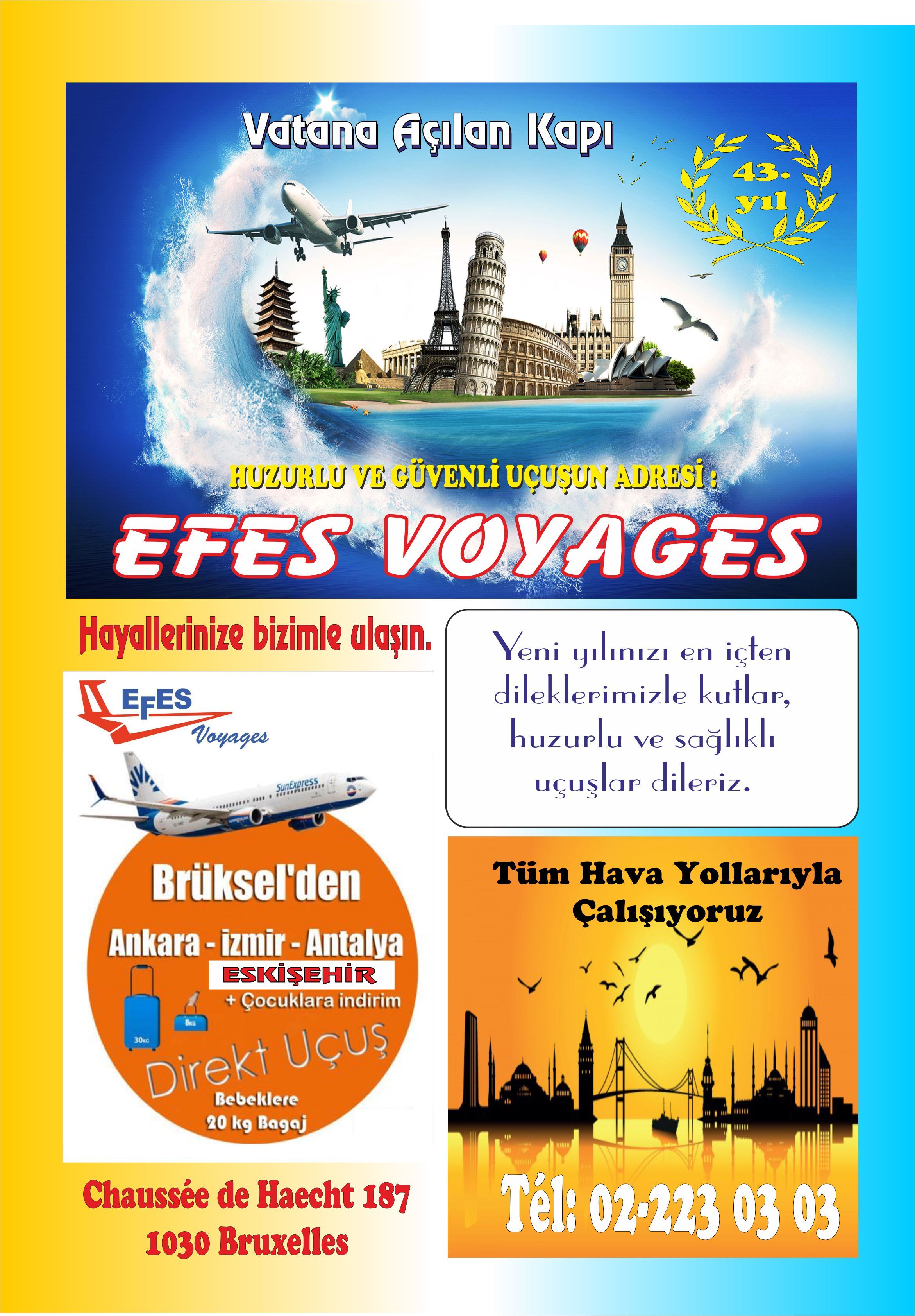 YENİ YIL TEBRİKLERİYLE DESTEK OLAN TÜM SPONSORLARIMIZA KALBİ TEŞEKKÜRLER.