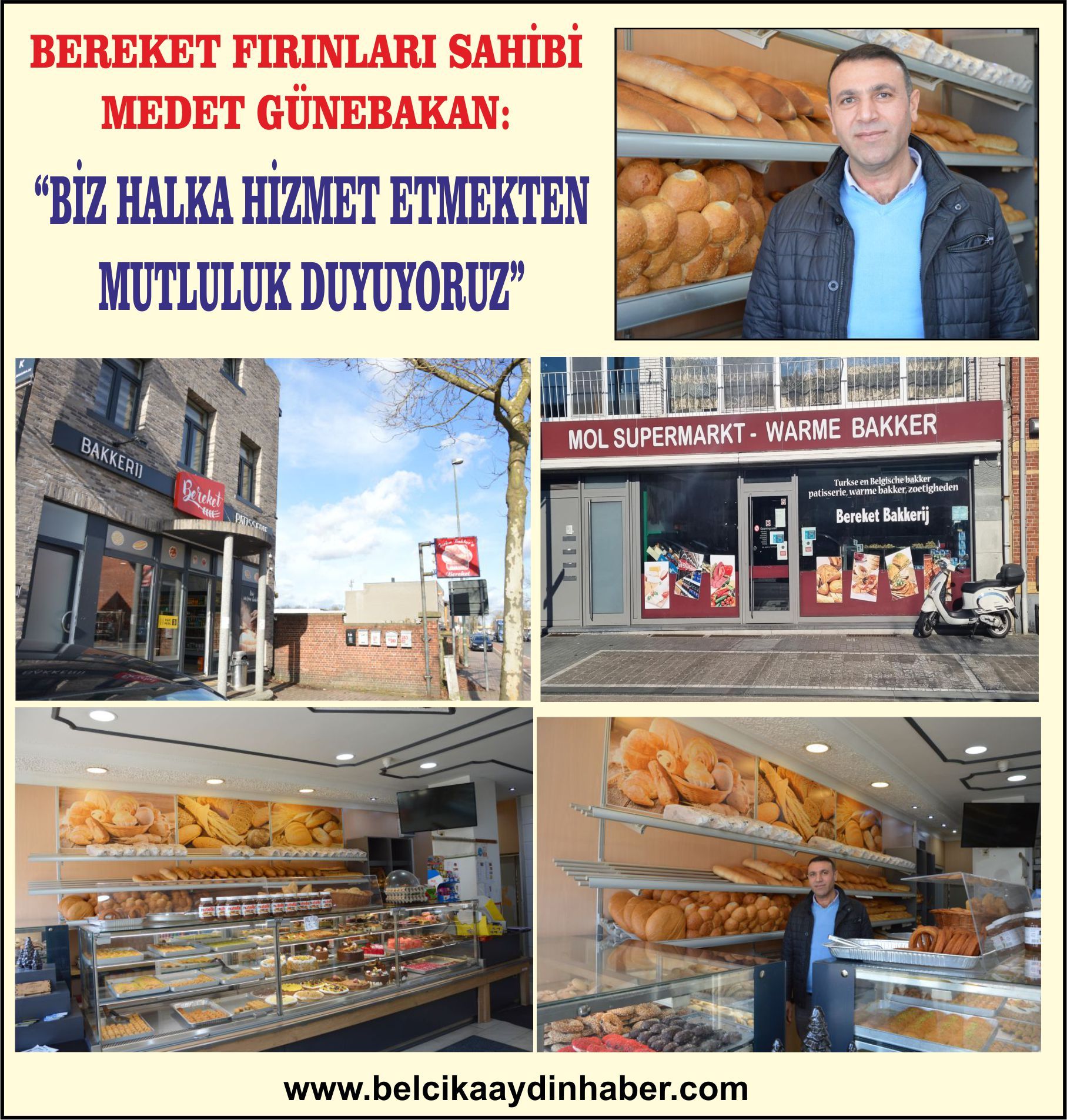 ~~BEREKET FIRINLARI SAHİBİ MEDET GÜNEBAKAN: “BİZ HALKA HİZMET ETMEKTEN MUTLULUK DUYUYORUZâ€