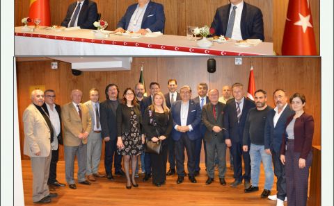 ~~BRÜKSEL BÜYÜKELÇİSİ DR. HASAN ULUSOY BASIN MENSUPLARINA İFTAR VERDİ