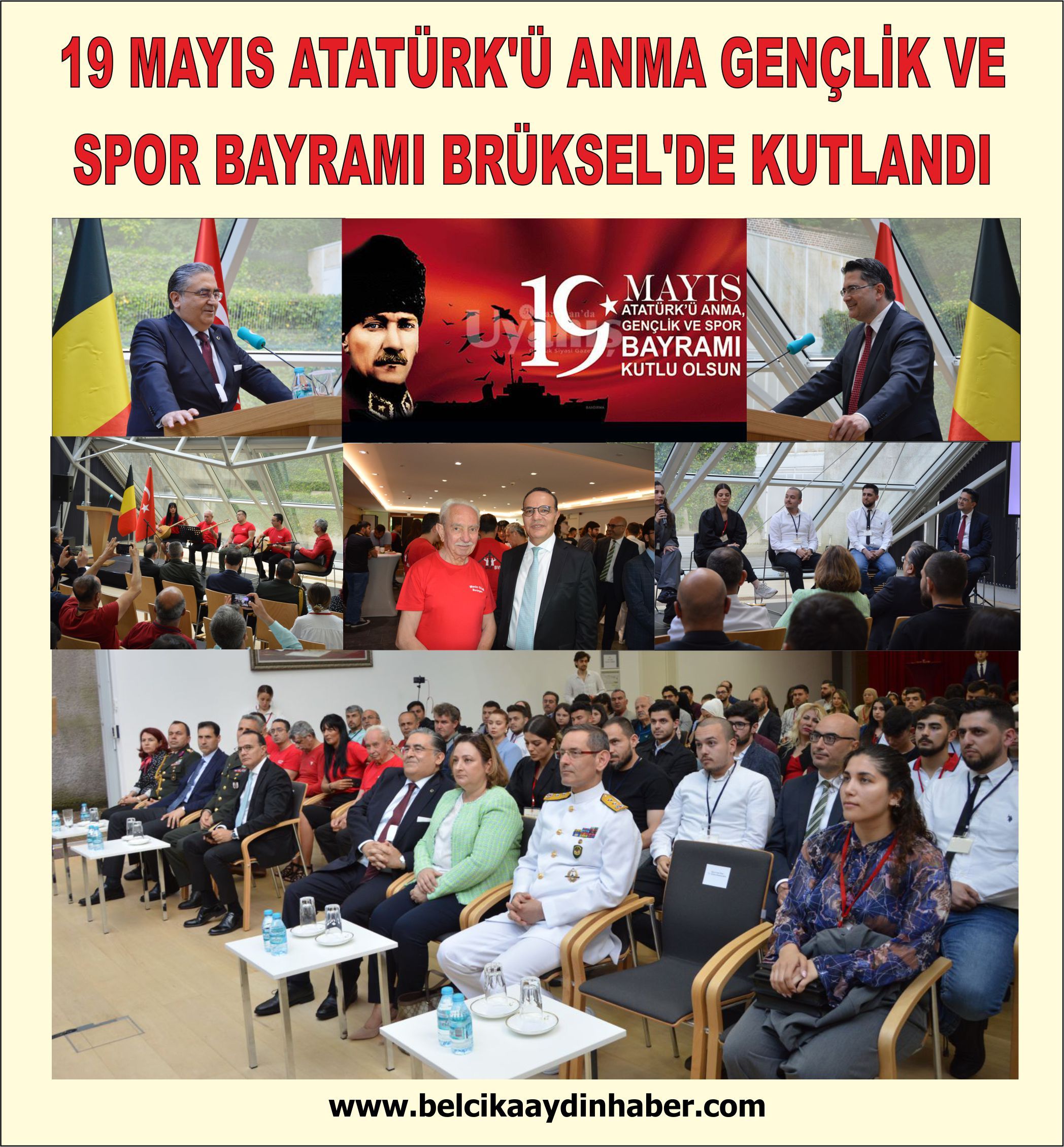 ~~19 MAYIS ATATÜRKâ€™Ü ANMA GENÇLİK VE SPOR BAYRAMI BRÜKSELâ€™DE KUTLANDI