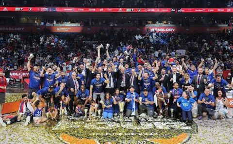 'ANADOLU EFES' İKİNCİ DEFA AVRUPA ŞAMPİYONU OLDU