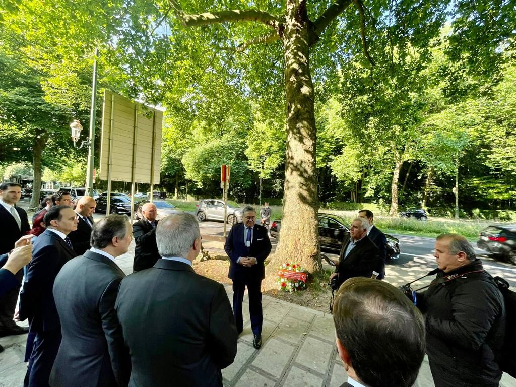 Şehit Diplomatımız Dursun Aksoy Şehadetinin 39. yıldönümünde Brüksel'de Anıldı