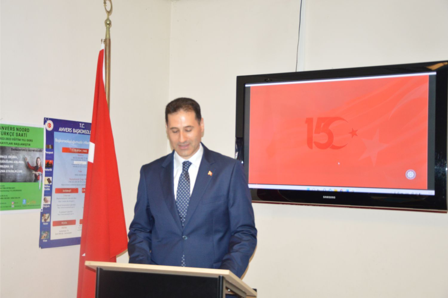 ‘15 TEMMUZ DEMOKRASİ VE MİLLİ BİRLİK GÜNÜ’ ANVERS’DE KUTLANDI