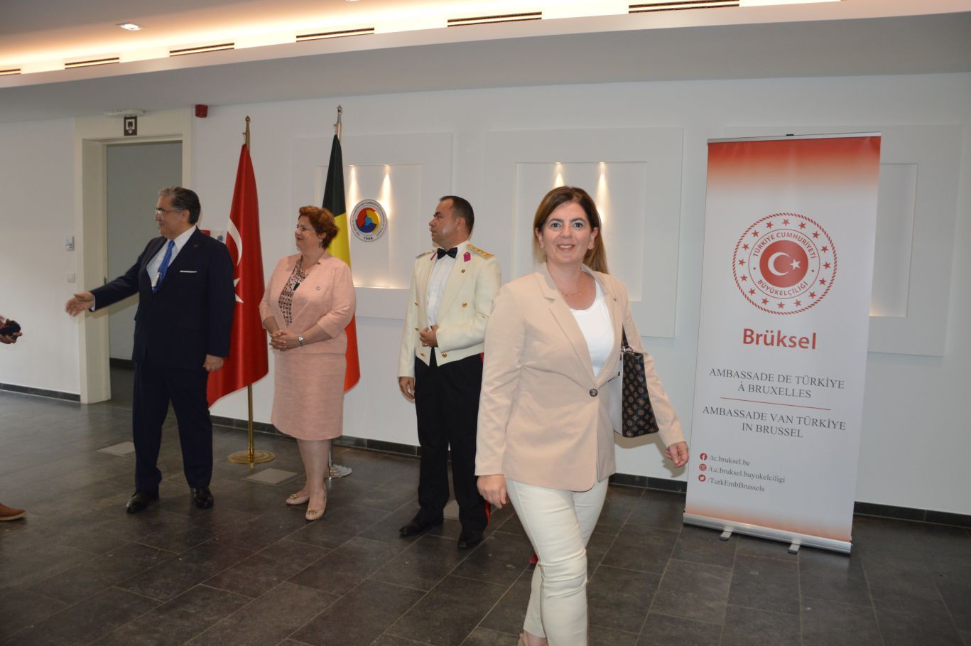 ^30 AĞUSTOS zAFER BAYRAMI' BRÜKSELDE VERİLEN RESEPSİYONLA KUTLANDI