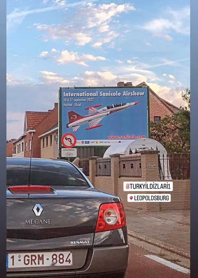 TÜRK YILDIZLARI 10-11 EYLÜL'DE BELÇİKA SEMALARINDA GÖSTERİ YAPACAK