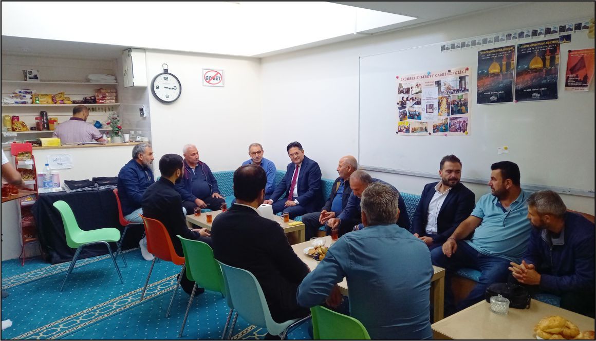 ~~BRÜKSEL BAŞKONSOLOSU UMUT DENİZ’DEN BRÜKSEL EHLİBEYT KÜLTÜR MERKEZİ YÖNETİMİNE İADEYİ ZİYARET
