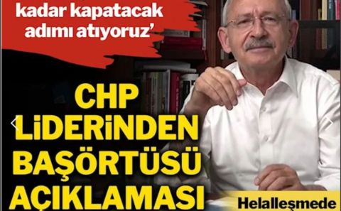 ~Kılıçdaroğluâ€™ndan â€˜başörtüsüâ€™ açıklaması: Bu yarayı sonsuza kadar kapatacak adımı atıyoruz
