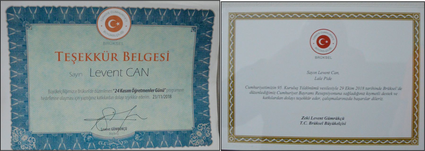 ~~ÖDÜLLÜ LALE PİZZERIA VE CATERING SAHİBİ LEVENT CAN: «BAŞARIMIZDA KATKISI OLAN TÜM ARKADAŞLARIMA TEŞEKKÜRLER»