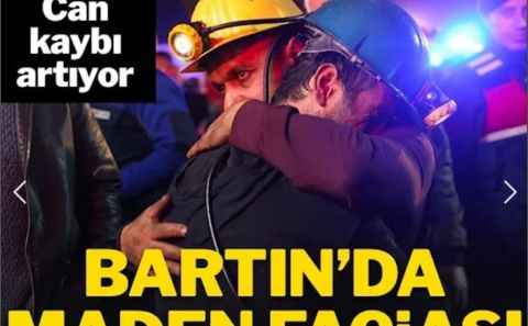 Bartınâ€™da maden ocağında patlama: 28 işçi hayatını kaybetti