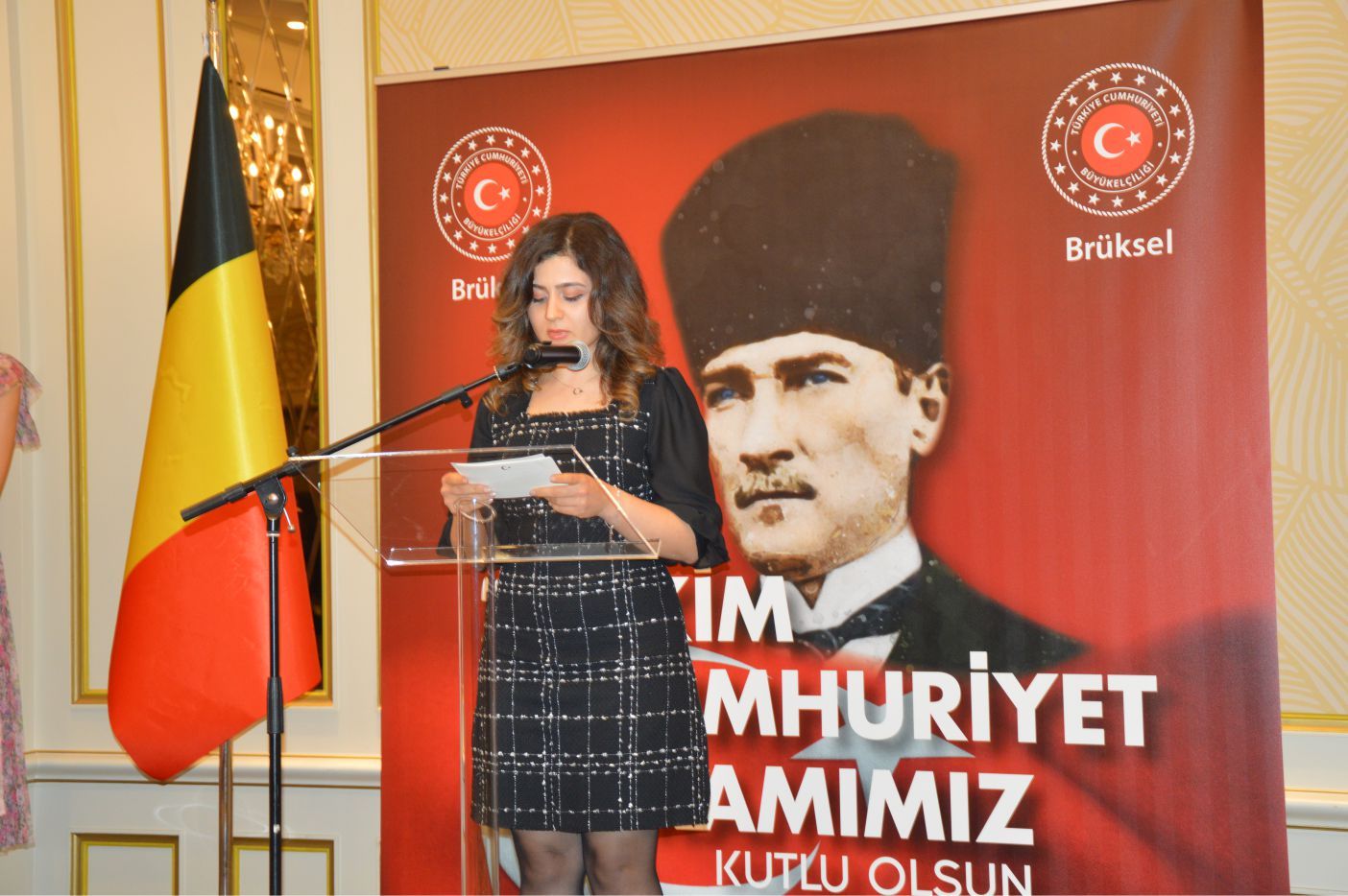 29 EKİM CUMHURİYET BAYRAMI BRÜKSEL’DE RESEPSİYONLA KUTLANDI