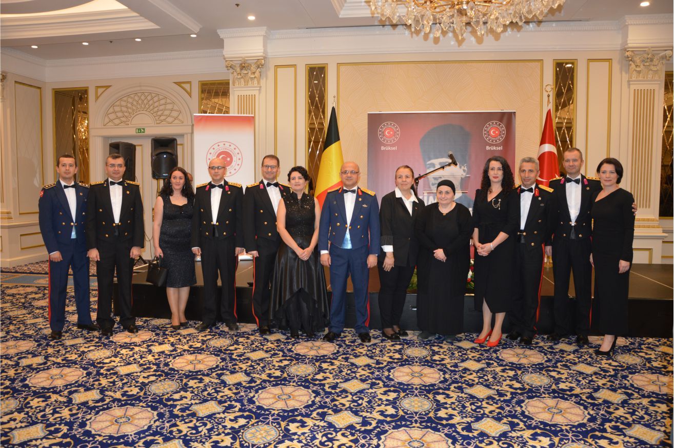 29 EKİM CUMHURİYET BAYRAMI BRÜKSEL’DE RESEPSİYONLA KUTLANDI