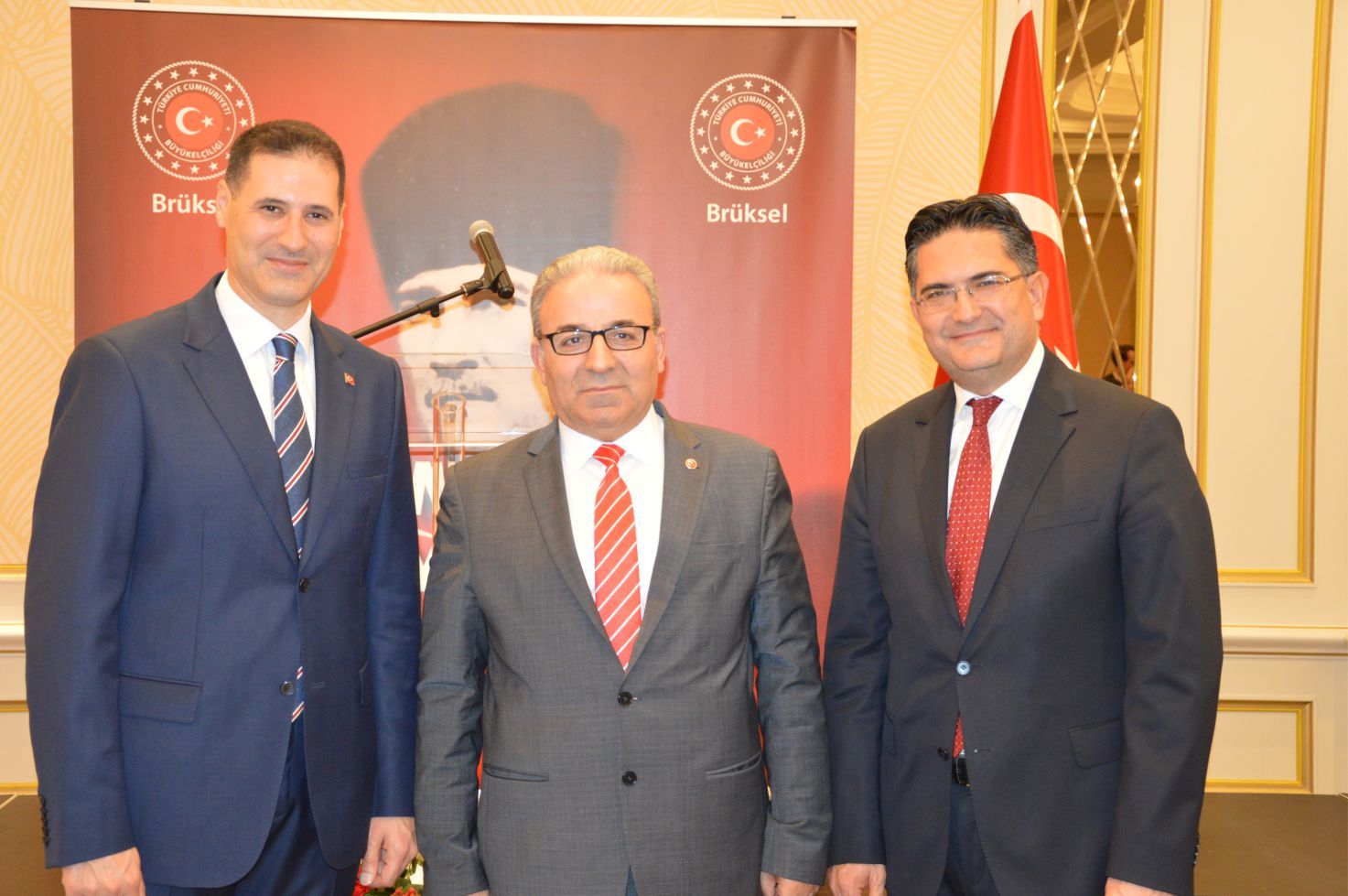 29 EKİM CUMHURİYET BAYRAMI BRÜKSEL’DE RESEPSİYONLA KUTLANDI
